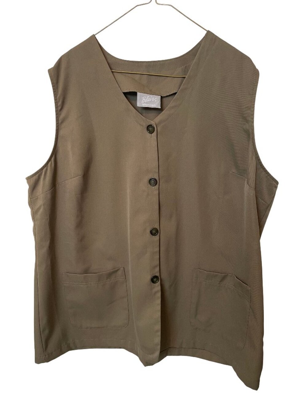 Blair Women’s Sleeveless Vest army green Size XL